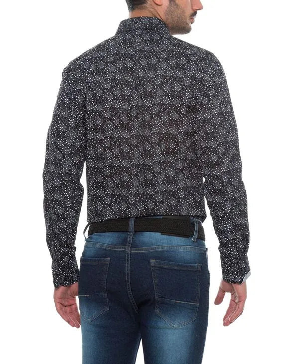 Camisa Casual Estampada 100% algodón