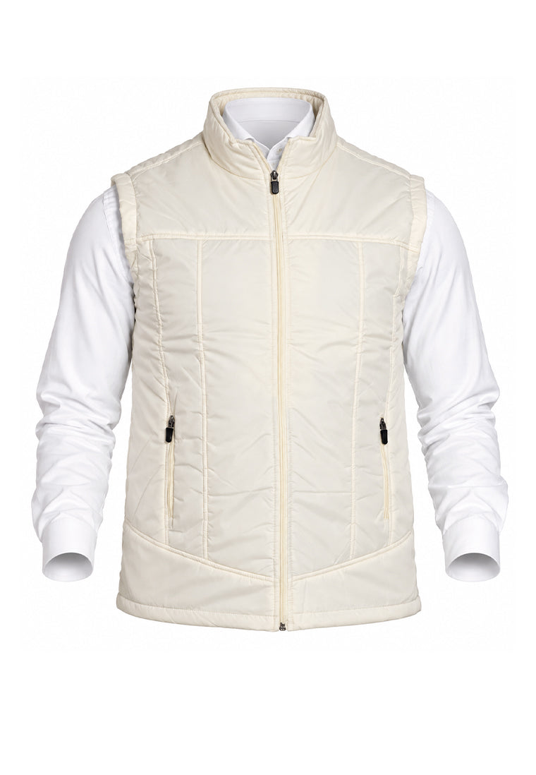 Chaleco Acolchado Marfil