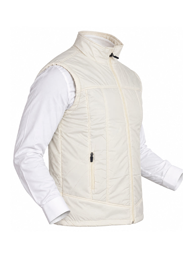 Chaleco Acolchado Marfil