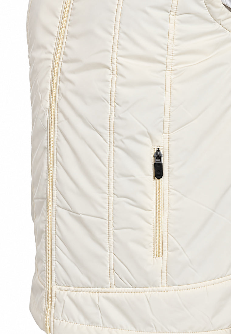Chaleco Acolchado Marfil