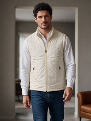 Chaleco Acolchado Marfil