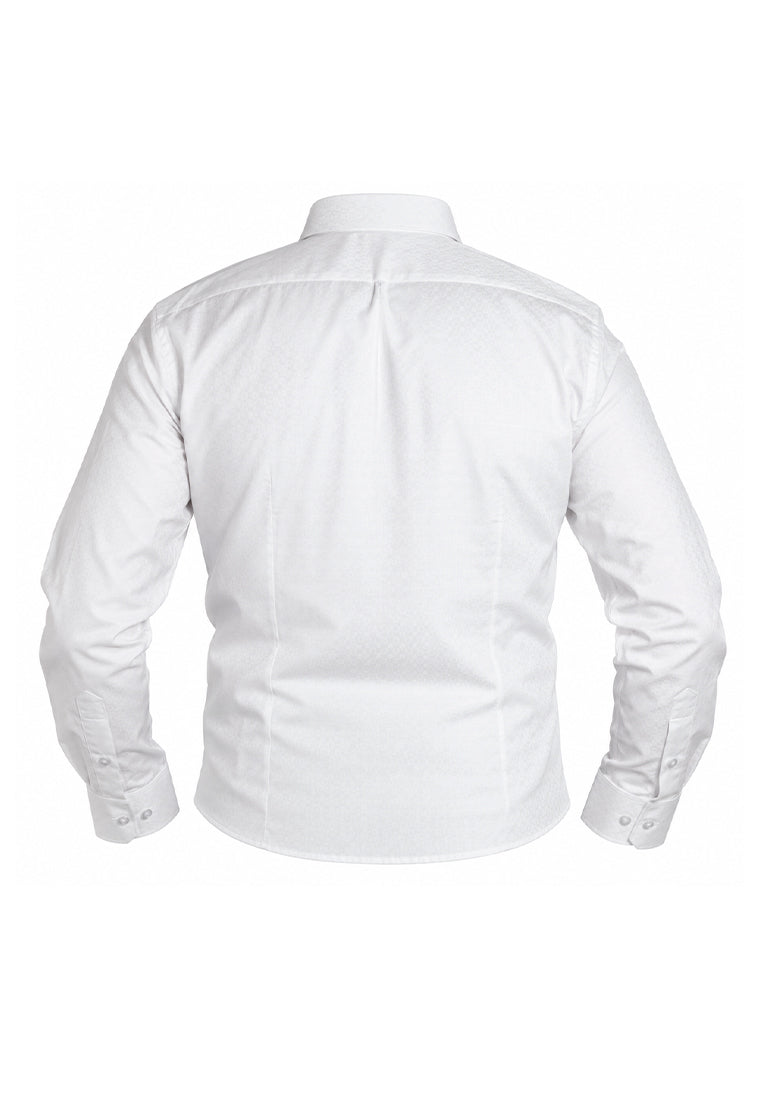 Camisa Formal Dobby Blanco
