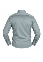 Camisa Casual Manga Larga Verde Salvia