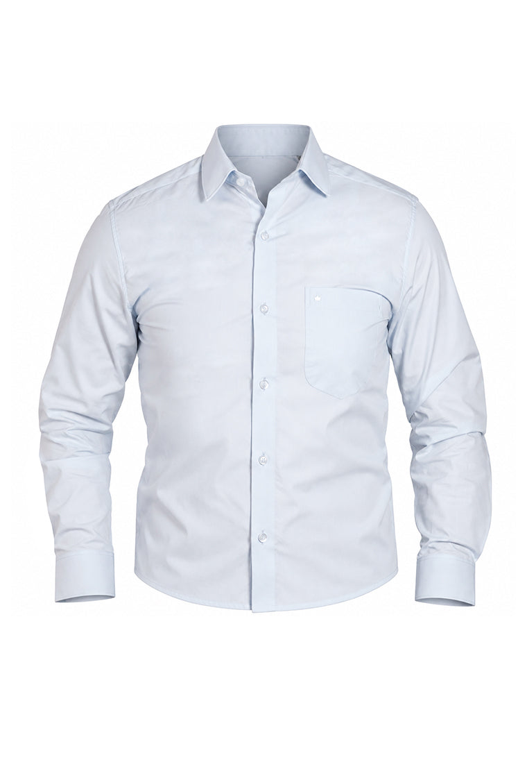 Camisa Formal Corbata Azul Clásico