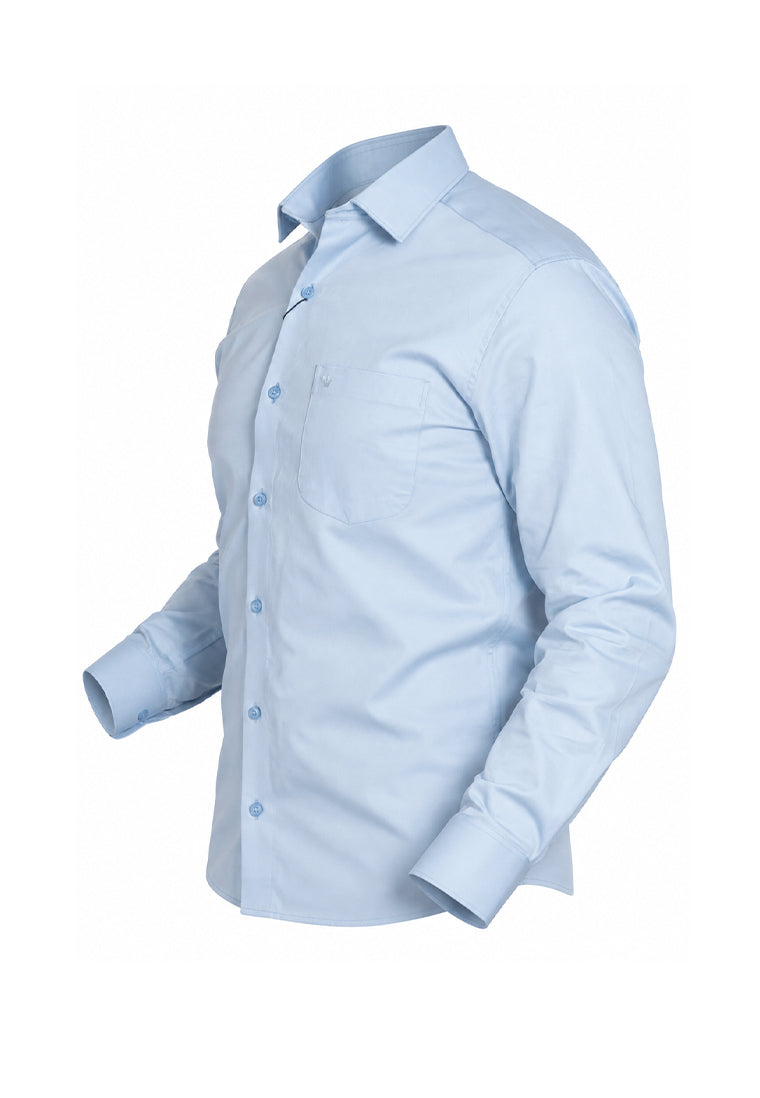 Camisa Formal Corbata Azul Cielo