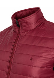 Chaqueta Sport Acolchada Vinotinto