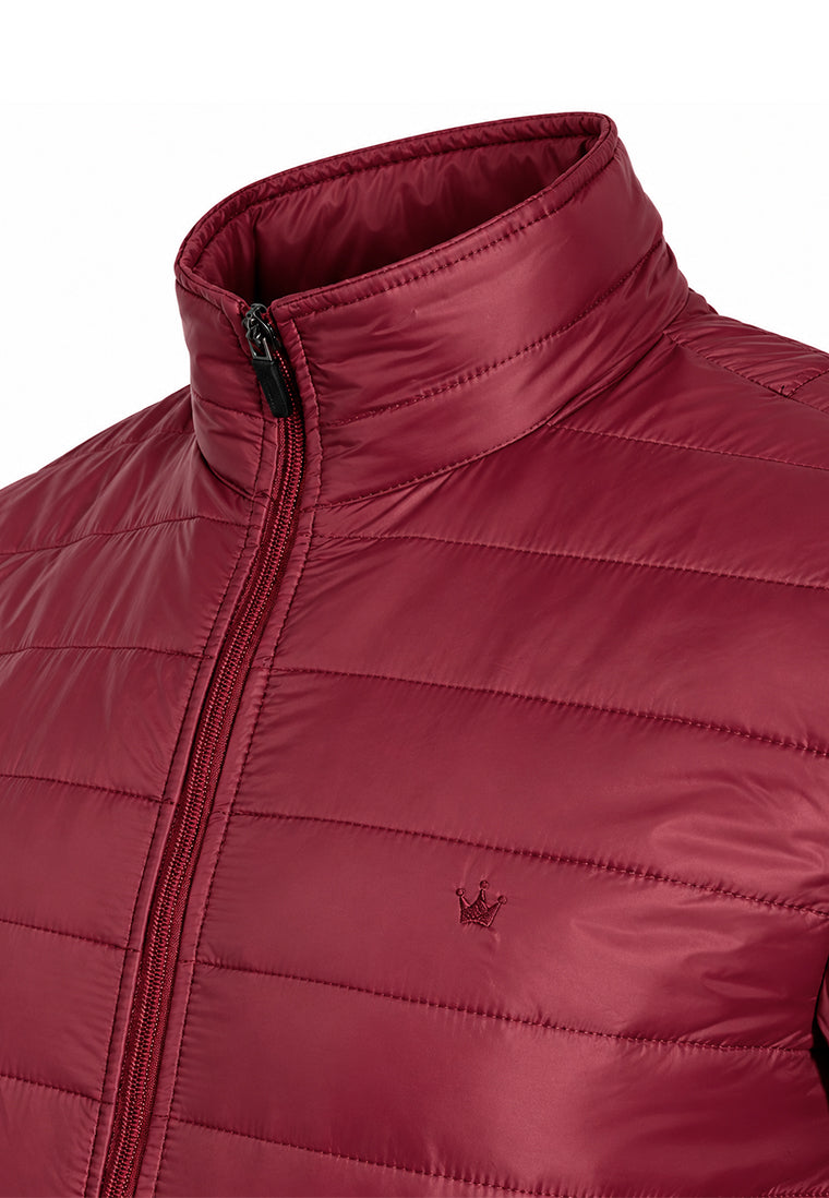 Chaqueta Sport Acolchada Vinotinto