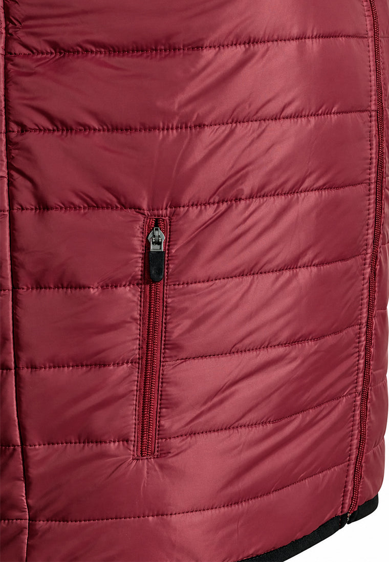 Chaqueta Sport Acolchada Vinotinto