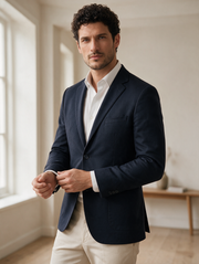 Blazer Sastre Slim Fit Azul