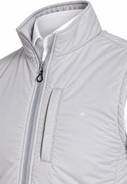 Chaleco Acolchado Slim Fit Gris Perla