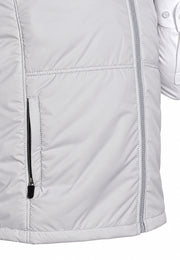 Chaleco Acolchado Slim Fit Gris Perla