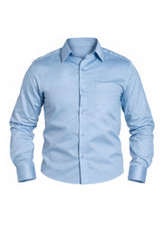 Camisa Formal Corbata Azul Claro