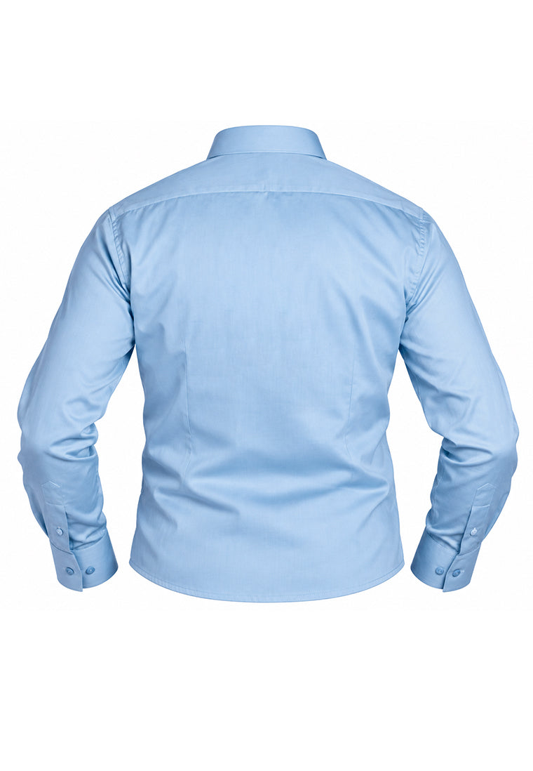 Camisa Formal Corbata Azul Claro