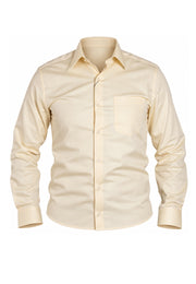 Camisa Formal Corbata Amarillo Pastel