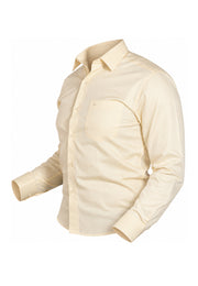 Camisa Formal Corbata Amarillo Pastel
