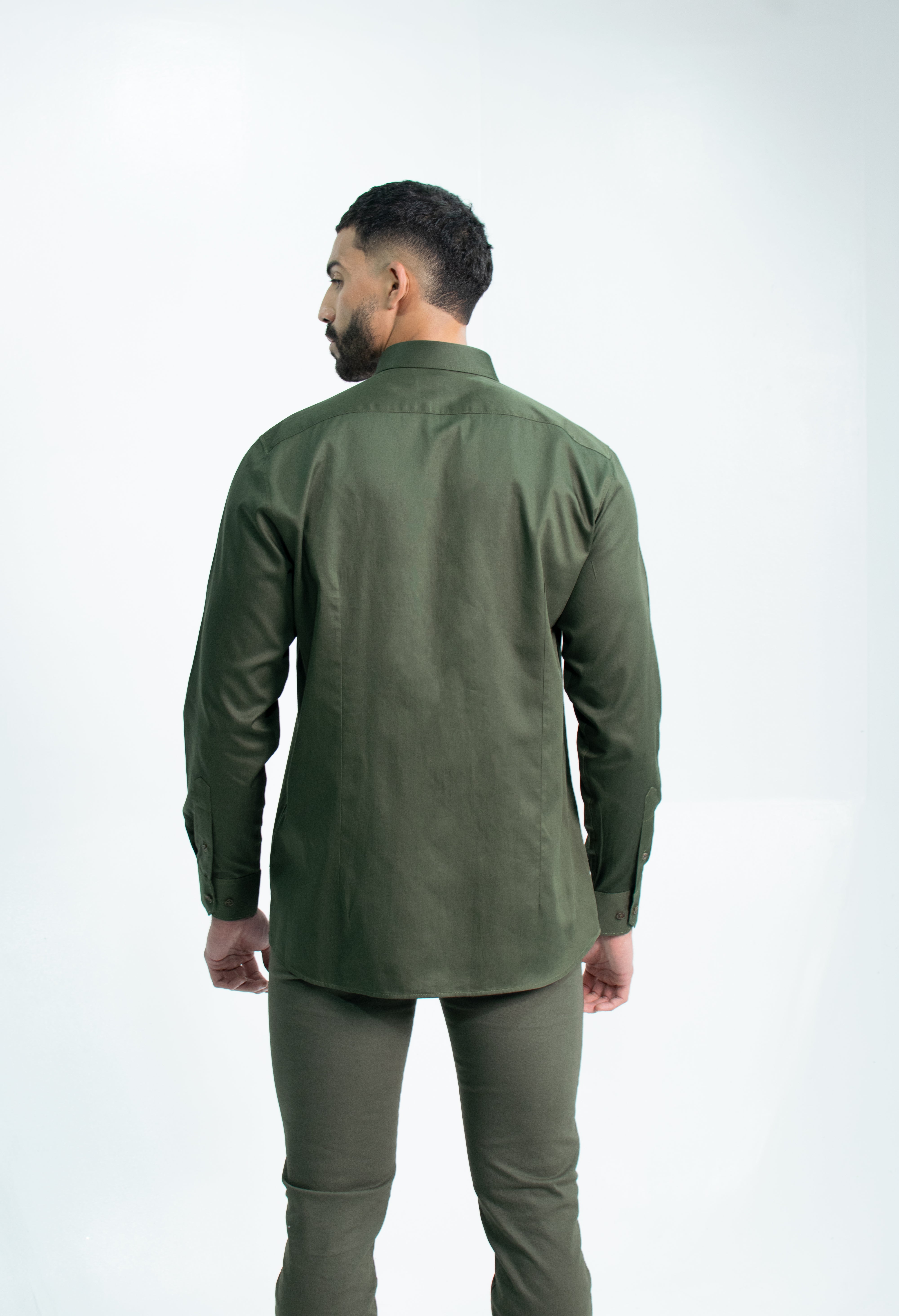 CAMISA SPORT ML UNICOLOR 100% ALGOD