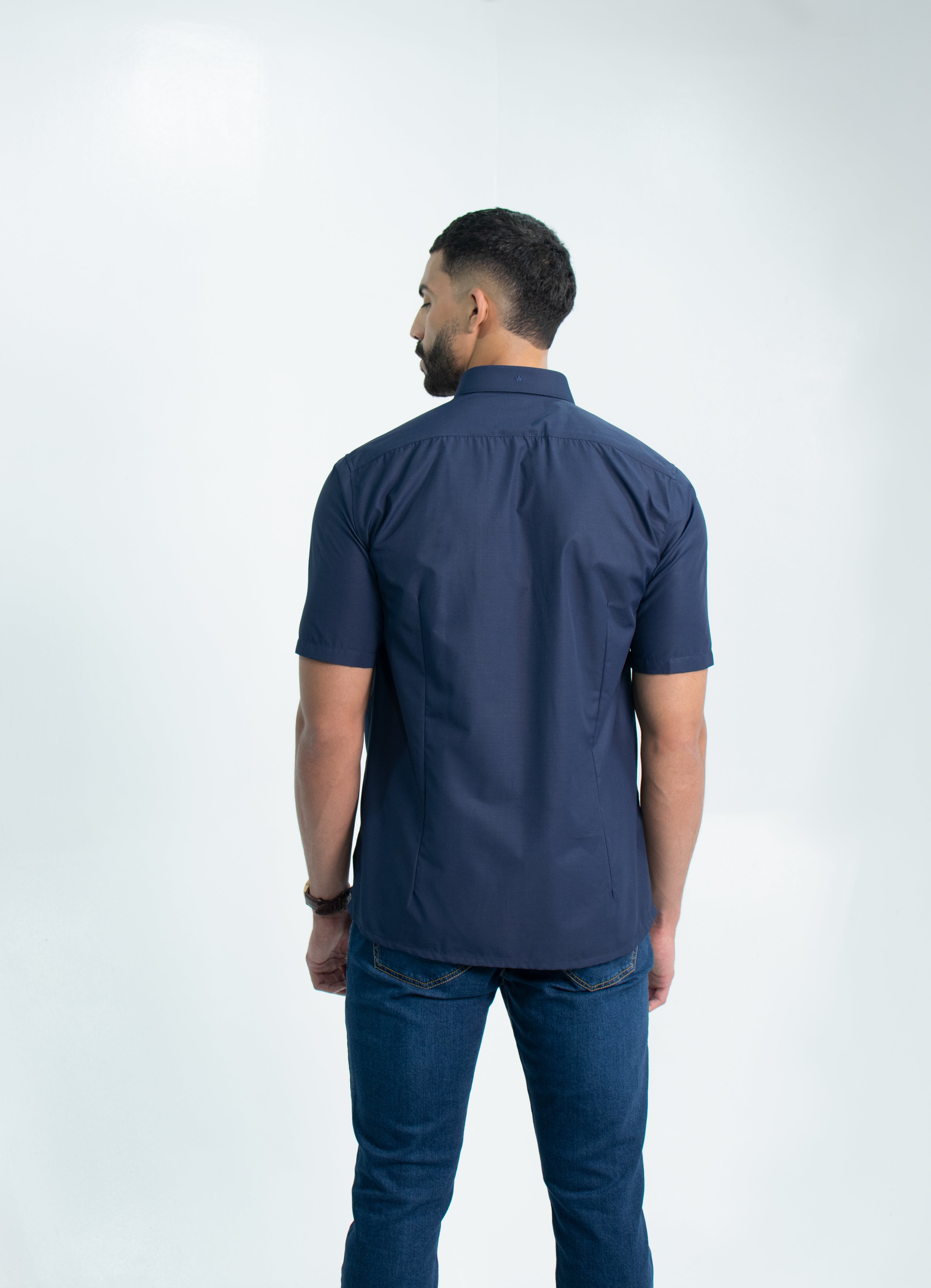 CAMISA SPORT MC UNICOLOR 50% ALG 50 POLI