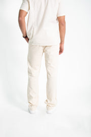Pantalón de lino color marfi