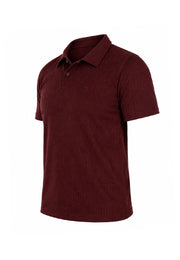 Camiseta Polo Tejida Vinotinto