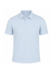 Camiseta Polo Tejida Azul