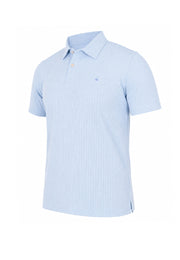 Camiseta Polo Tejida Azul