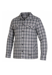 Sobrecamisa tipo cazadora Gris Cuadros