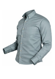 Camisa Casual Manga Larga Verde Button Down