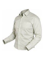 Camisa Formal Corbata Verde Suave