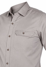 Camisa Sport Manga Larga Arena con Bolsillo de Solapa